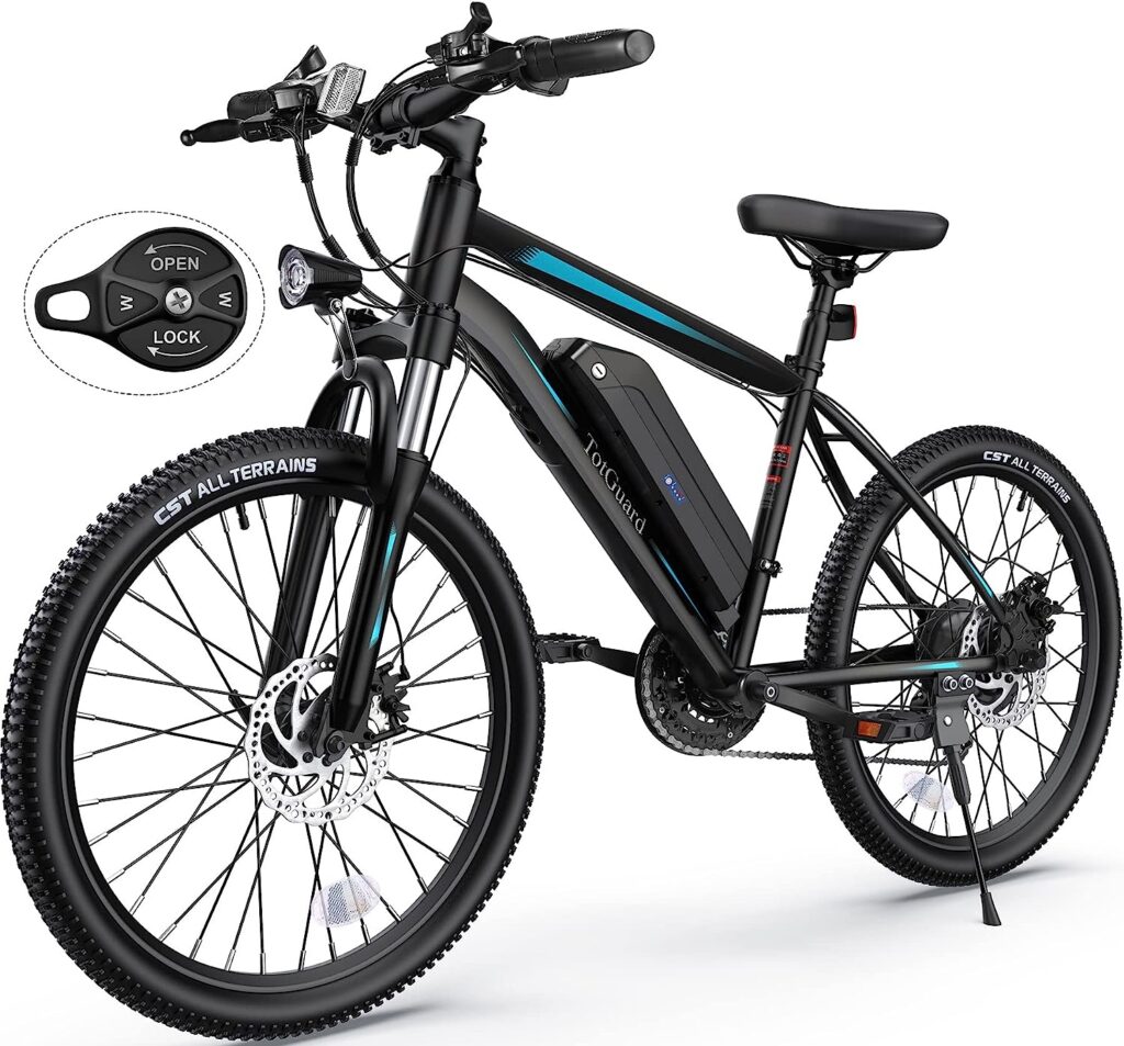TotGuard 26'' Electric Bike for Adults with 350W Motor